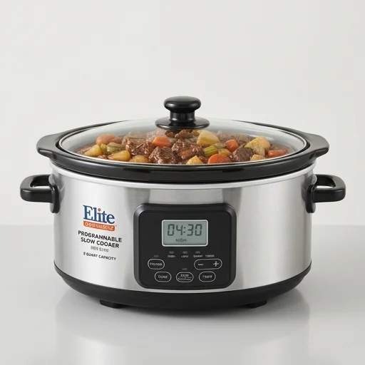 Elite Gourmet Programmable Slow Cooker